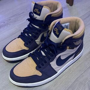 PREOWN Jordan 1 element- yellow + purple